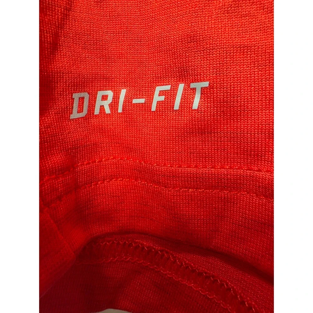 Nike Mens Dri-FIT Training Shirt Red Short Sleeve Swoosh Tee XXL NEW
